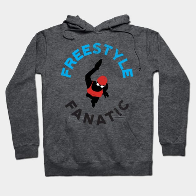 Womens Freestyle Fanatic Swim 2 Hoodie by atomguy